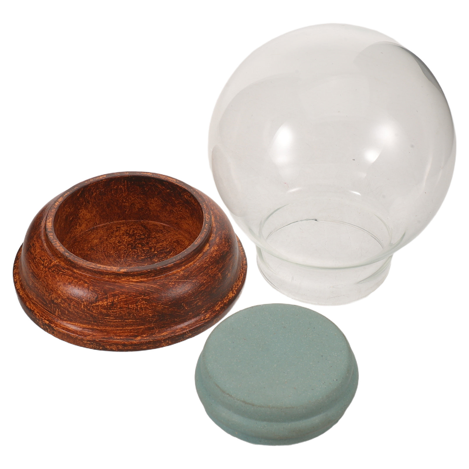 Plastic Dome Clear - 80 mm przezroczysta, pusta szklana kula