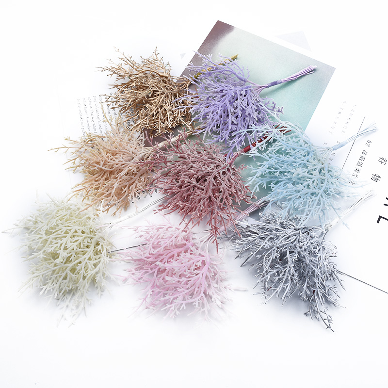 Sphagnum Moss Dry - 10 sztuk wielokolorowa choinka dekoracyjne kwiaty