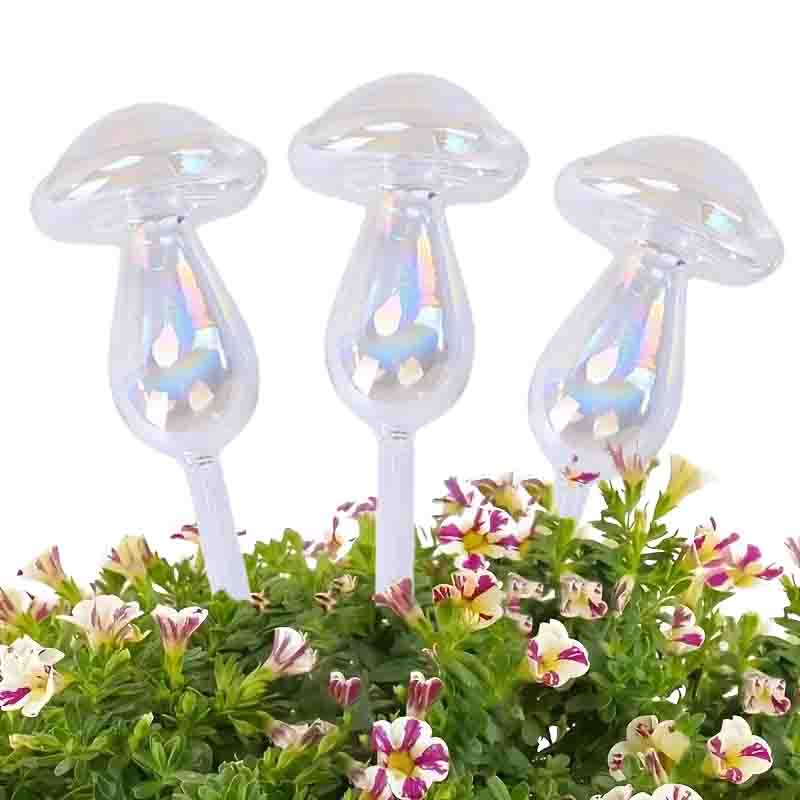 Self Watering Insert - 1/2PCS Szklana słomka Automatyczne żarówki do